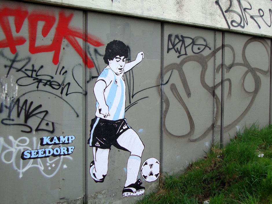 Diego Maradona in Amsterdam-Noord