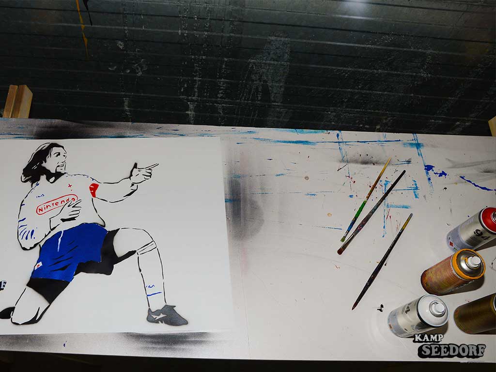 Handmade stencil Batigol (Limited only 25x) - Sold Out - Image 4