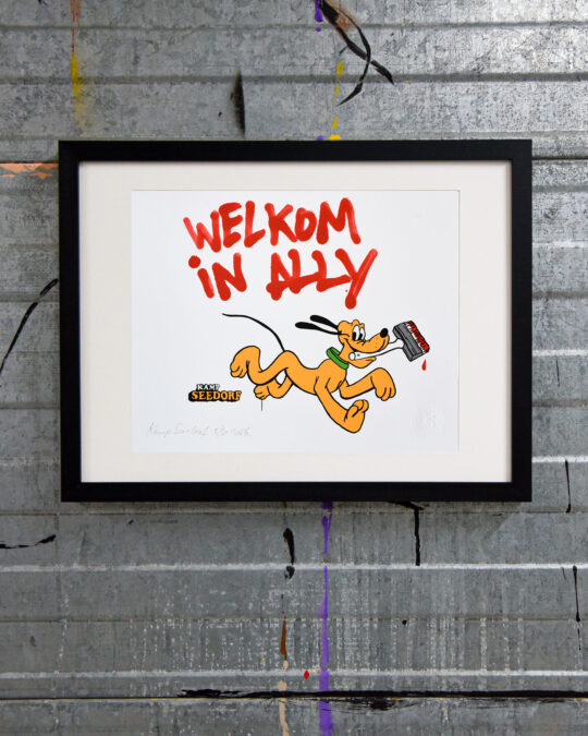 Welkom in ALLY Art Print